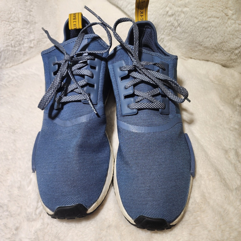 Adidas NMD R1 Athletic‎ Shoes Sneakers Walking Casual Blue Mens Size 14.5